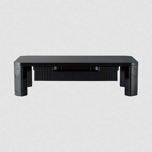Elecom PCA-DPSP4830BK Monitor Stand with Drawer (Black)