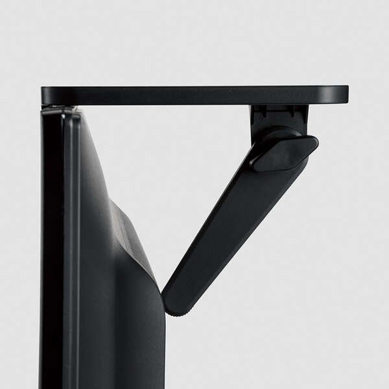 Elecom PCA-DPTP1812BK Display Board Single Leg (Black)