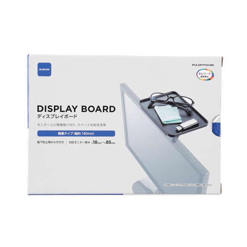 Elecom PCA-DPTP1812BK Display Board Single Leg (Black)