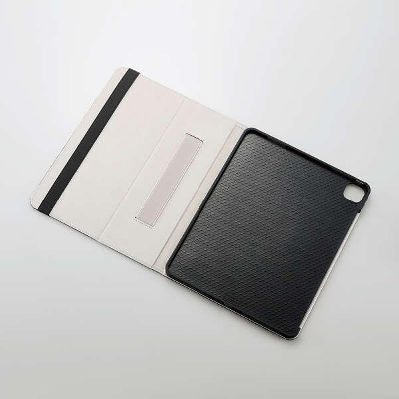 Elecom TB-A24PLPLF2BK iPad Pro 13 (2024) Soft Leather 2 Angles Stand (Bk)