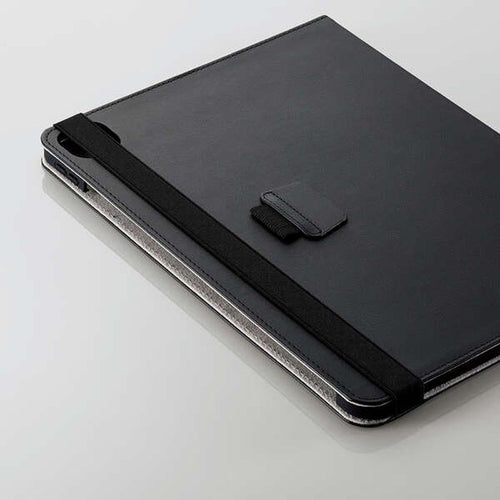 Elecom TB-A24PLPLF2BK iPad Pro 13 (2024) Soft Leather 2 Angles Stand (Bk)
