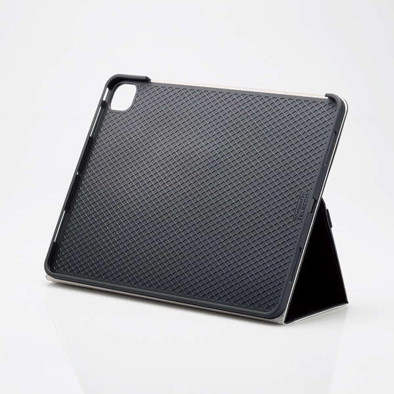 Elecom TB-A24PLPLF2BK iPad Pro 13 (2024) Soft Leather 2 Angles Stand (Bk)