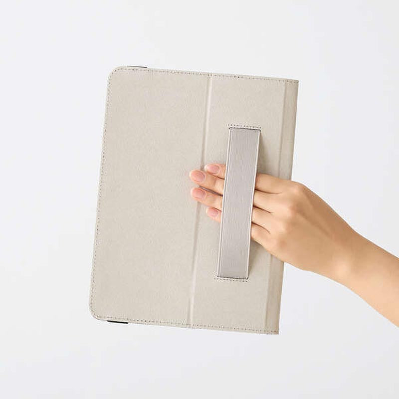 Elecom TB-A24PMPLF2BK iPad Pro 11 (2024) Soft Leather 2 Angles Stand (Bk)