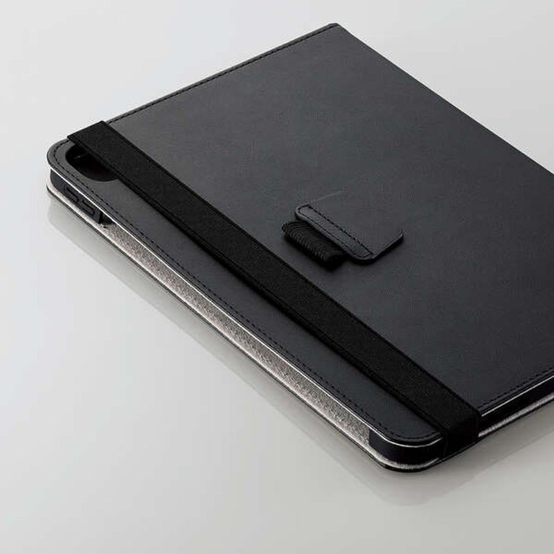 Elecom TB-A24PMPLF2BK iPad Pro 11 (2024) Soft Leather 2 Angles Stand (Bk)