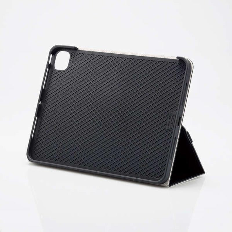 Elecom TB-A24PMPLF2BK iPad Pro 11 (2024) Soft Leather 2 Angles Stand (Bk)