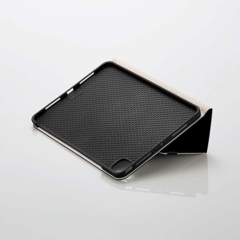Elecom TB-A24PMPLF2BK iPad Pro 11 (2024) Soft Leather 2 Angles Stand (Bk)