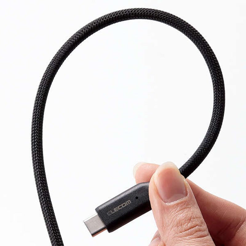 Elecom MPA-CC5PMG20BK Type C-C PD 100W 5A Magnetic Cable 3M (Black)