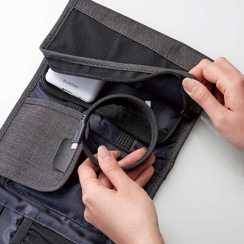 Elecom MPA-CC5PMG20BK Type C-C PD 100W 5A Magnetic Cable 3M (Black)