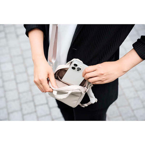 Elecom BMA-OFSC01BE Offtoco Small Sling Bag (Cream Beige)