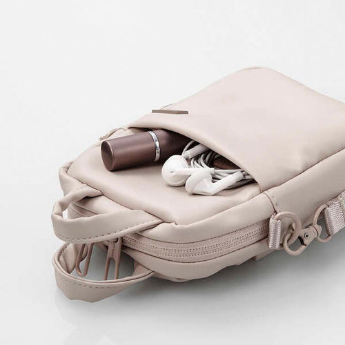 Elecom BMA-OFSC01BE Offtoco Small Sling Bag (Cream Beige)
