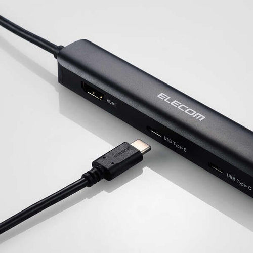 Elecom DST-C30BK 6 in 1 Docking Station 1 X USB C/HDMI/LAN Port 2 X USB A 1 X C PD100W
