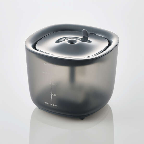 Elecom PET-WD02BK-G Auto Pet Water Fountain (Black)