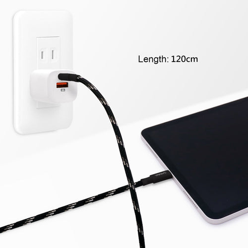 Garmma  GM-7ACCBL1 Type C to C Braided Cable (Black)