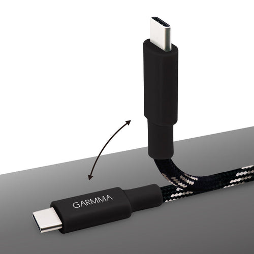 Garmma  GM-7ACCBL1 Type C to C Braided Cable (Black)