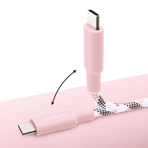 Garmma  GM-7ACCPI1 Type C to C Braided Cable (Pink)