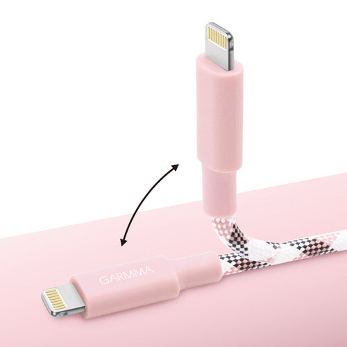 Garmma GM-7ACLPI1 Type-C to Lightning Braided Cable (Pink)