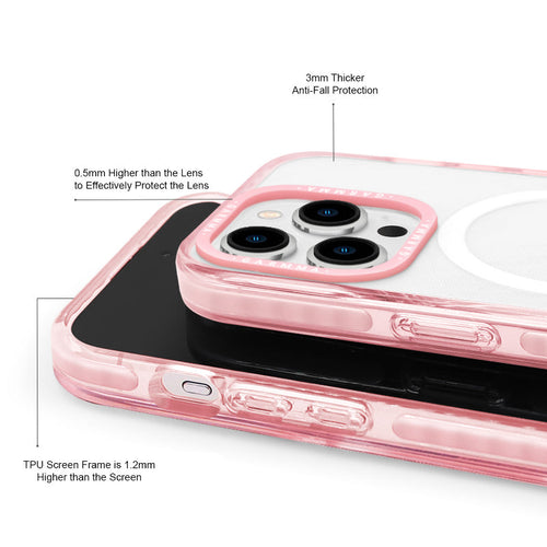 Garmma IG15P-67PIM1 iPhone 15 6.7-inch Pro Max Magnetic Safe Armour Case (Pink)