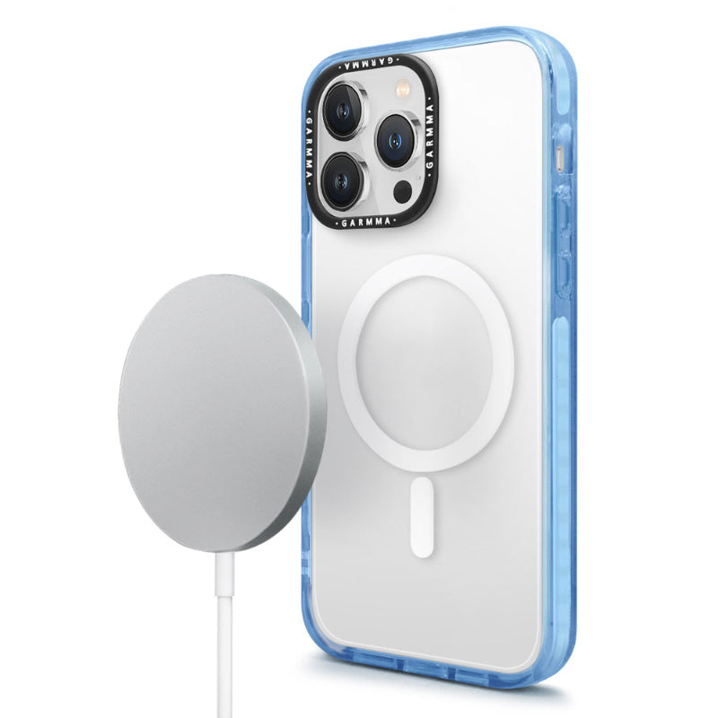 Garmma IG15-61LBM1 iPhone 15 6.1-inch Magnetic Safe Armour Case (Blue)