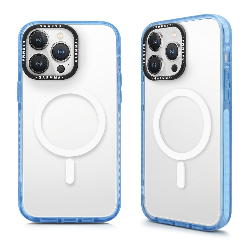 Garmma IG15-61LBM1 iPhone 15 6.1-inch Magnetic Safe Armour Case (Blue)