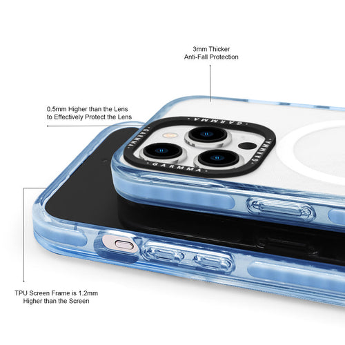 Garmma IG15P-67LBM1 iPhone 15 6.7-inch Pro Max Magnetic Safe Armour Case (Blue)