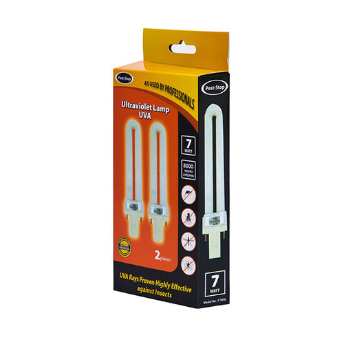 PestStop F7WBL 7W Ultraviolet Lamp UVA (Pack of 2)
