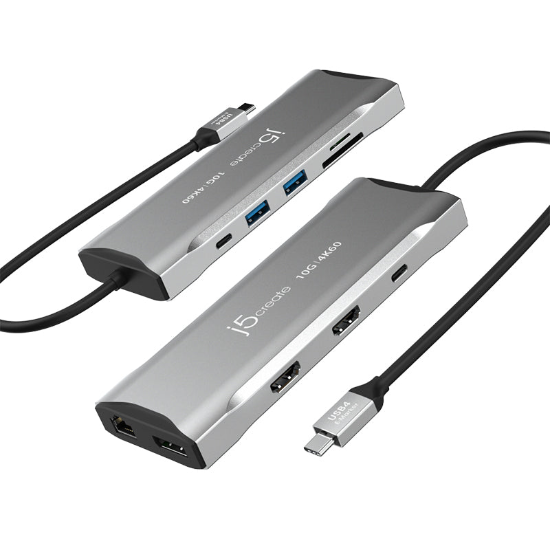 J5Create JCD397 USB-C Triple Monitor 10Gbps Mini Dock