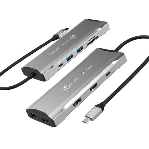 J5Create JCD397 USB-C Triple Monitor 10Gbps Mini Dock