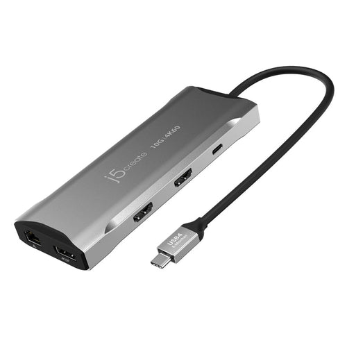 J5Create JCD397 USB-C Triple Monitor 10Gbps Mini Dock