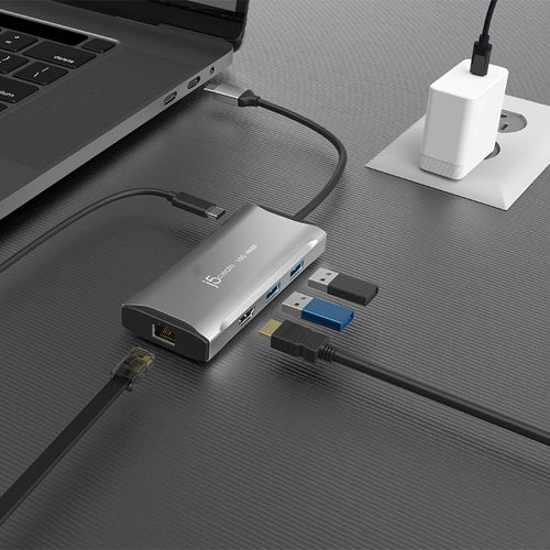 J5Create JCD392 4K460 Elite USB-C 10Gbs Travel Dock