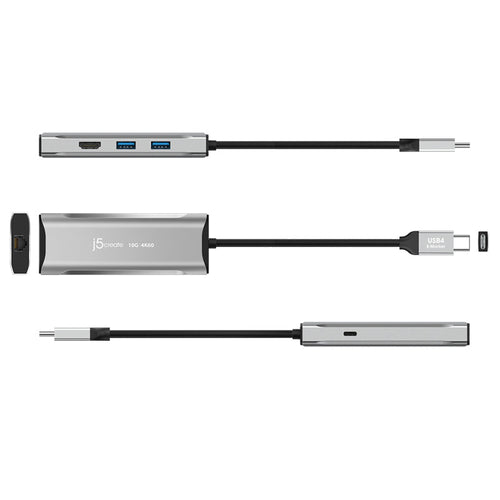 J5Create JCD392 4K460 Elite USB-C 10Gbs Travel Dock