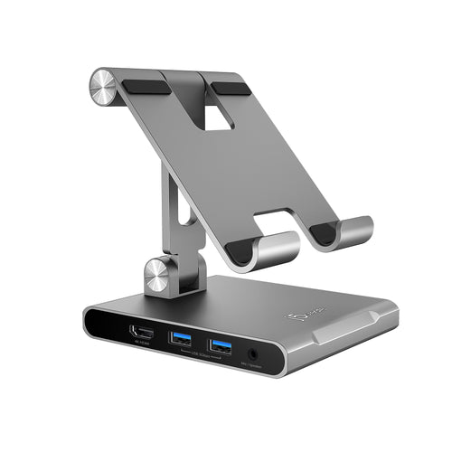 J5Create JTS224 Multi-Angle Stand with Docking Station for iPad Pro