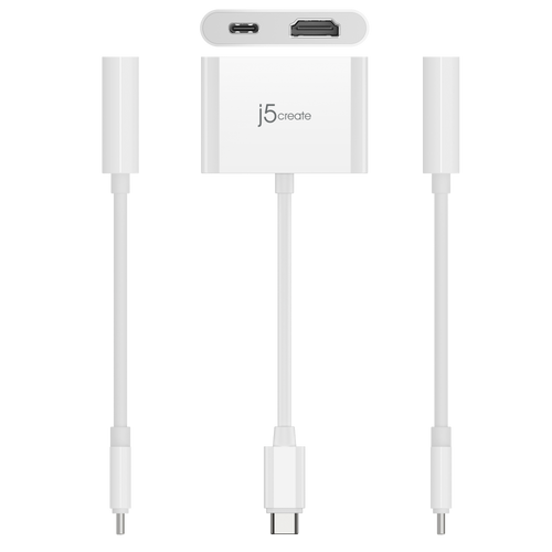 J5Create JCA152 USB-C to 4K HDMI with Power Delivery Adapter