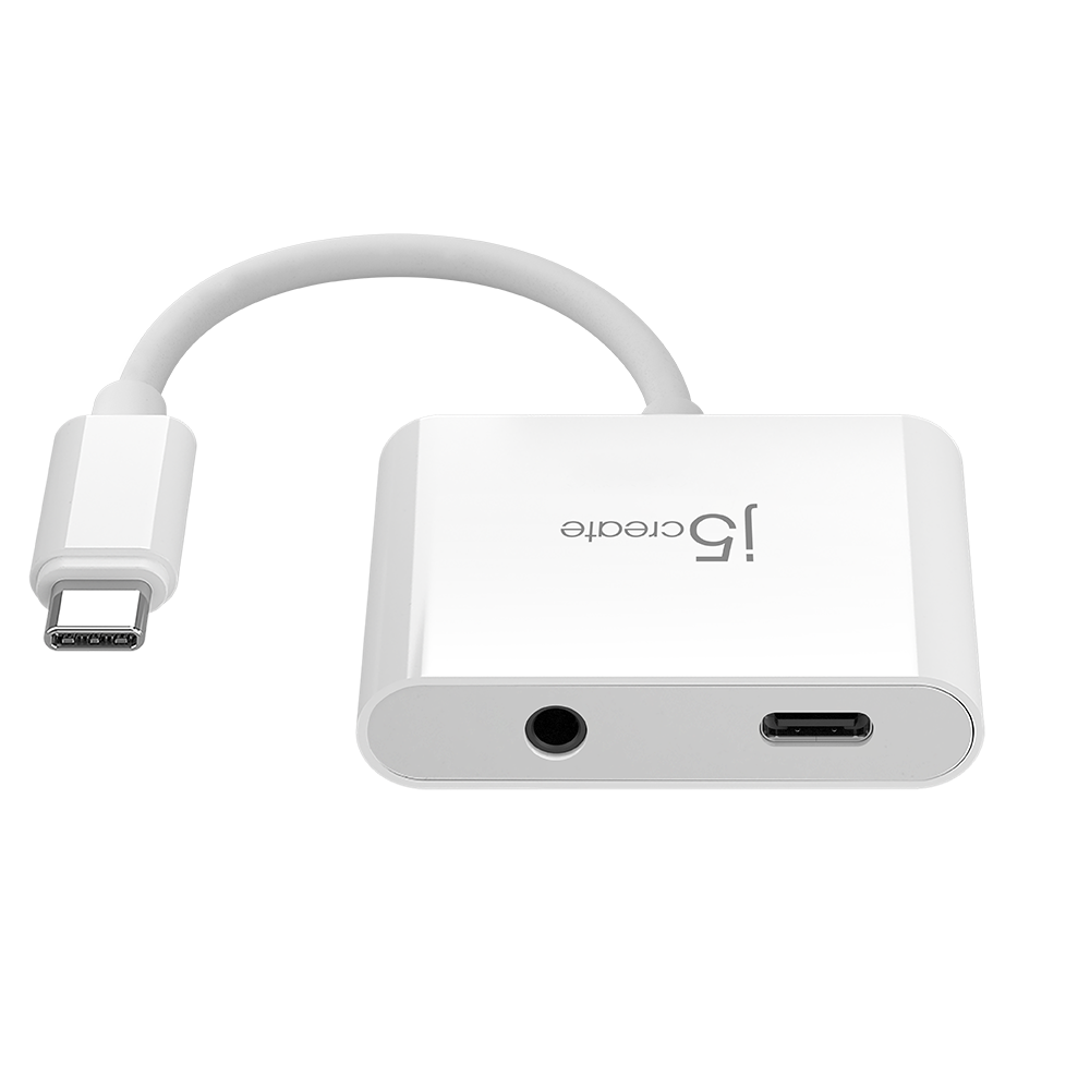 J5Create JCA122 USB-C to 3.5mm Audio with PD Adapter
