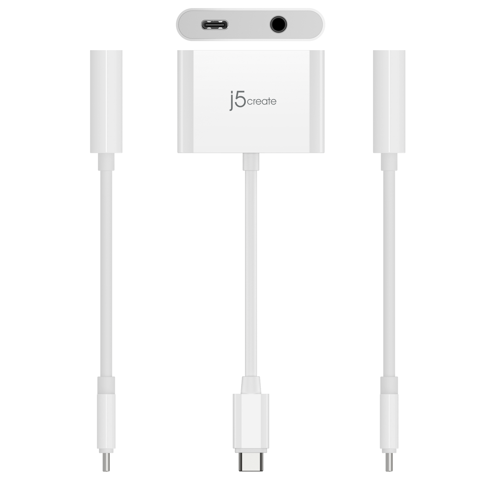 J5Create JCA122 USB-C to 3.5mm Audio with PD Adapter