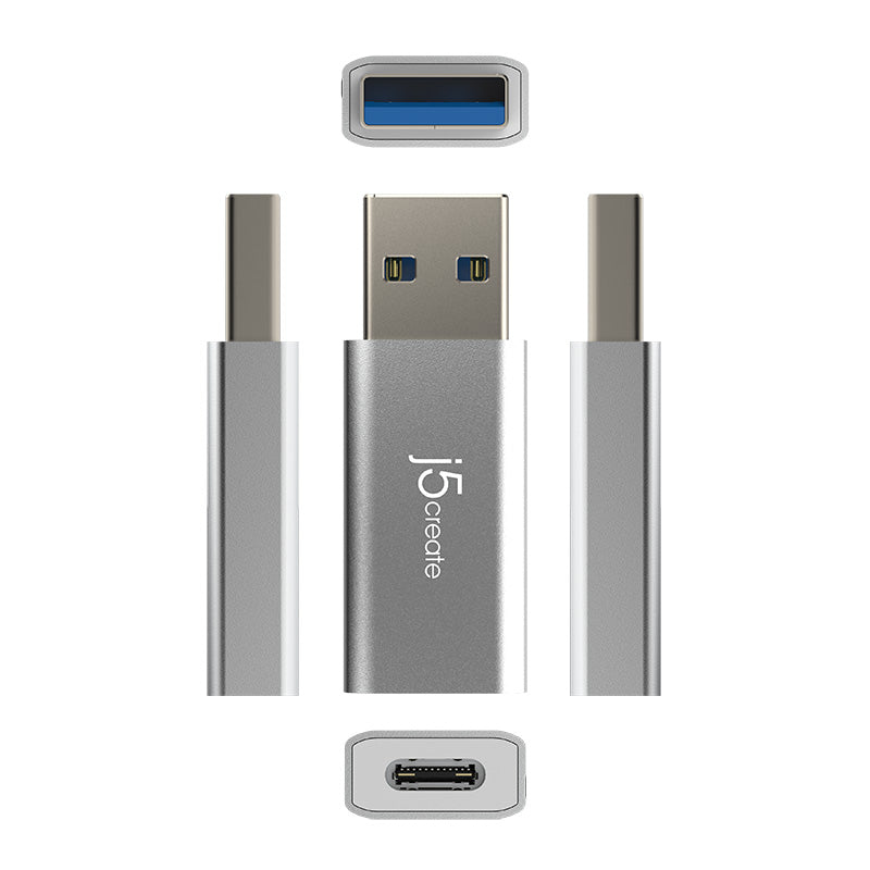 J5Create JUCX45 10GBPS USB Type-A to USB-C Adapter