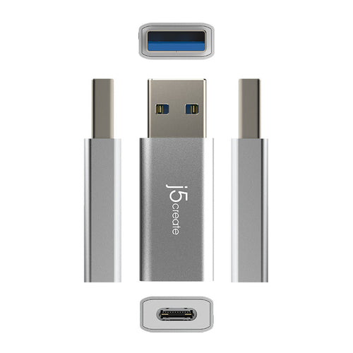 J5Create JUCX45 10GBPS USB Type-A to USB-C Adapter