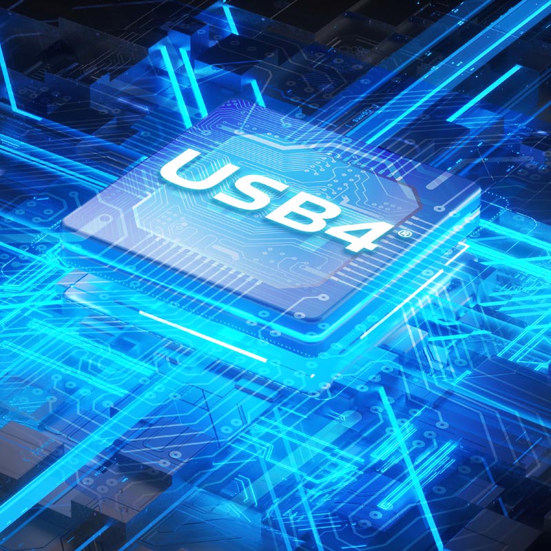 J5Create JCD554 USB4® Triple 4K Display Docking Station