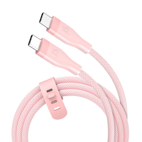 J5Create JUCX18L18R USB C to C 60W Fast Charging Cable (Pink)