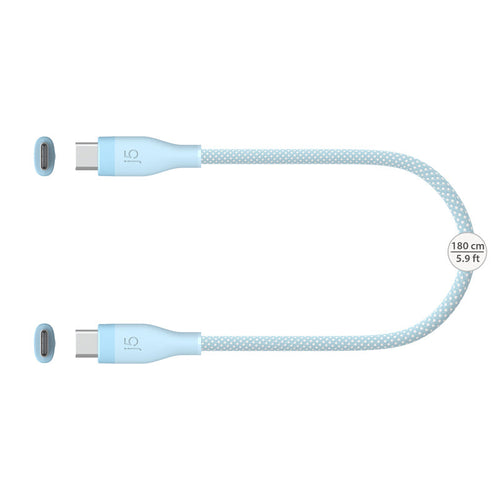 J5Create JUCX18L18C USB C to C 60W Fast Charging Cable (Blue)