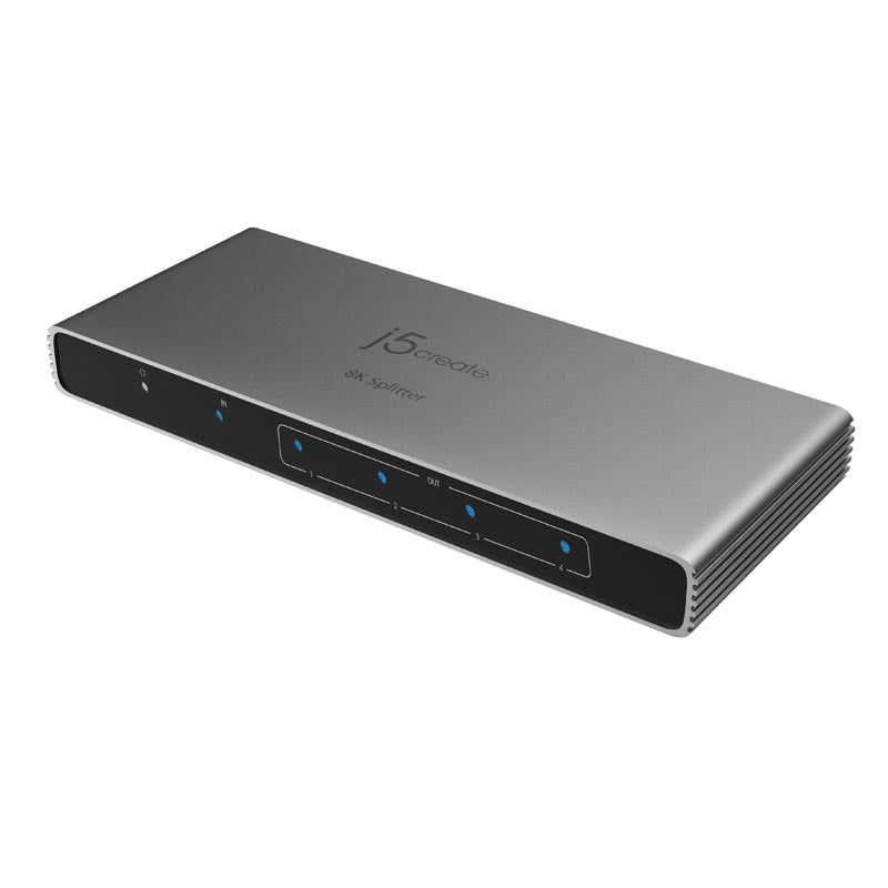 J5Create JDSH814 8K HDMI 2.1 4 Way Splitter