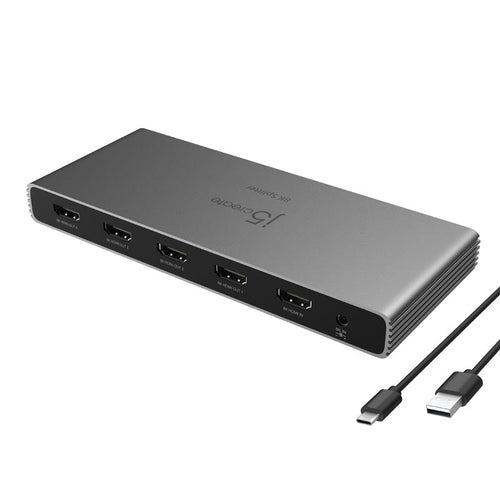 J5Create JDSH814 8K HDMI 2.1 4 Way Splitter