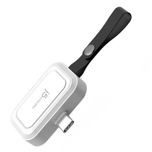 J5Create JCHSD33W USB-C to SD/microSD Mini Adapter for Smartphones (White)