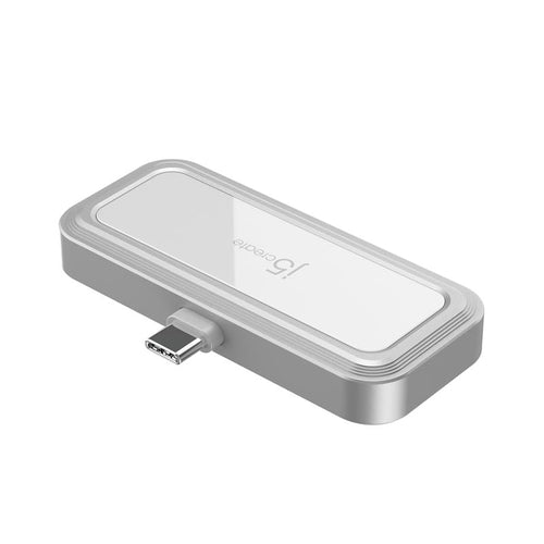 J5Create JCH167W USB-C to Dual USB-C & SD™ Card for Smartphone (White)