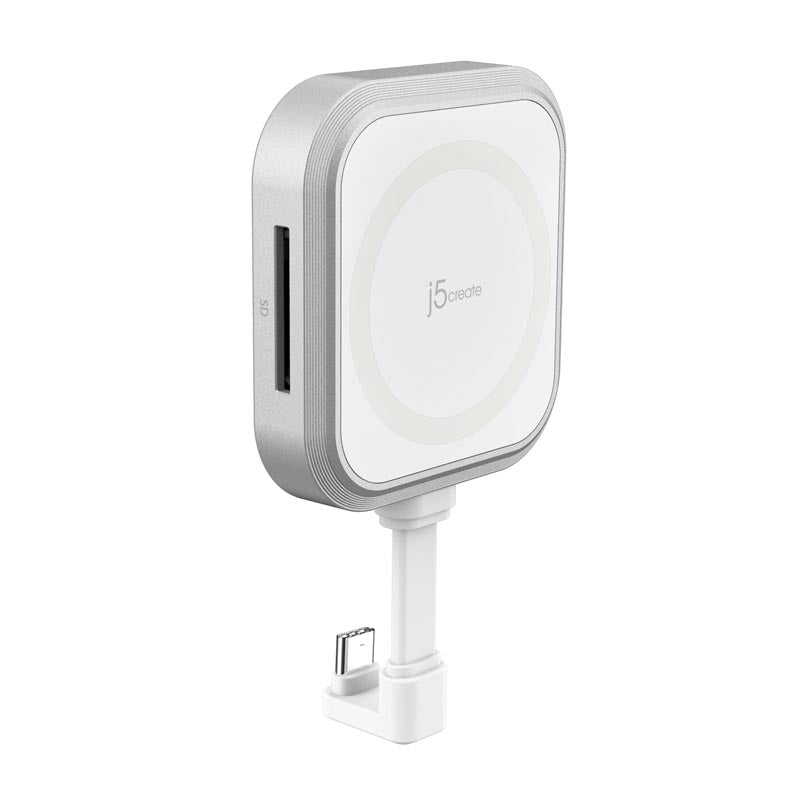 J5Create JCH168W USB-C Multi-function HUB for iPhone (White)
