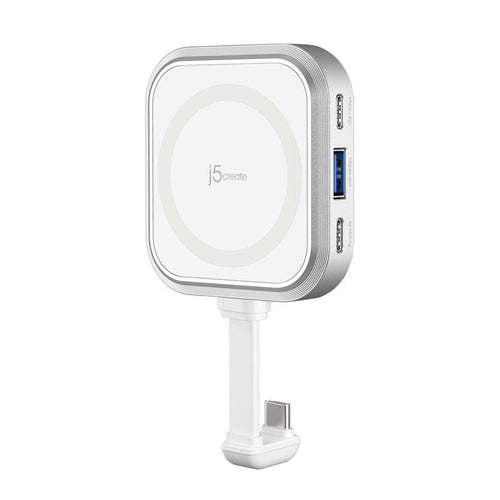 J5Create JCH168W USB-C Multi-function HUB for iPhone (White)