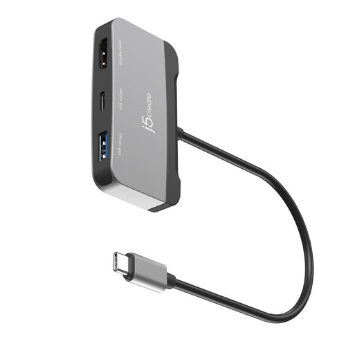 J5Create JCA399G-PD USB-C to HDMI/USB-C/USB-A Adapter