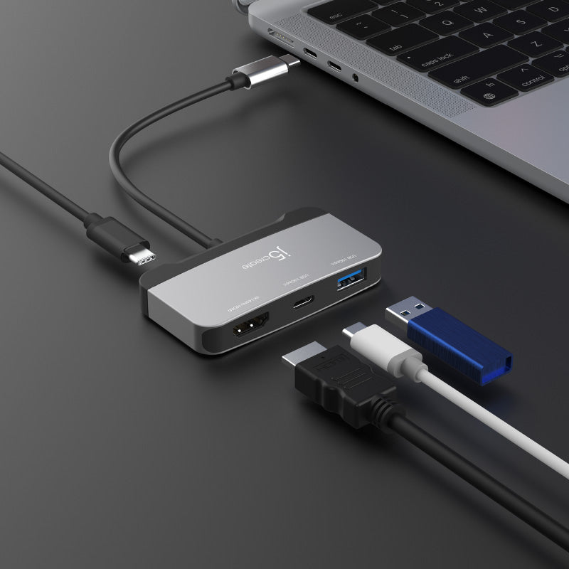 J5Create JCA399G-PD USB-C to HDMI/USB-C/USB-A Adapter