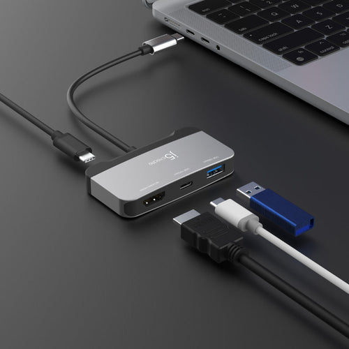 J5Create JCA399G-PD USB-C to HDMI/USB-C/USB-A Adapter