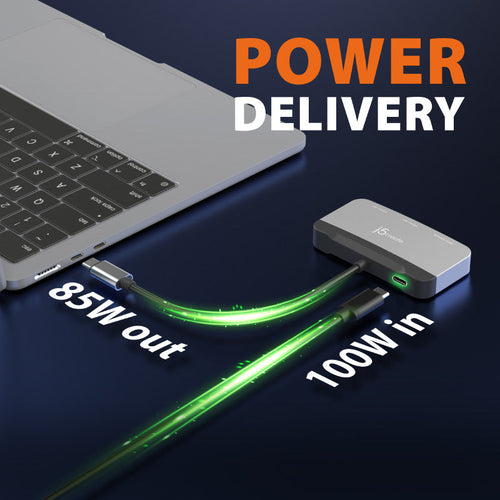 J5Create JCA399G-PD USB-C to HDMI/USB-C/USB-A Adapter