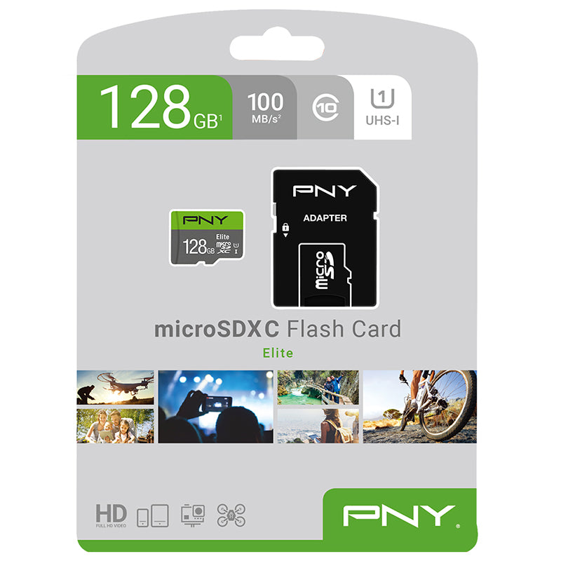 PNY Elite U1 microSD 128GB UHS-I Card